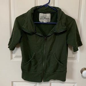 Women’s Klovis green zip up jacket size M 5/$25
